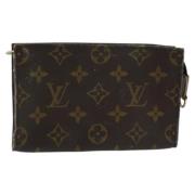 Louis Vuitton Vintage Pre-owned Canvas necessrer Brown, Dam