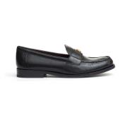 Tory Burch Svart Logo Loafer Skor Black, Dam