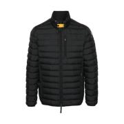 Parajumpers Svart Vadderad Dunjacka med Logotyp Black, Herr