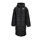 Nike Lång dunparkas Black, Dam