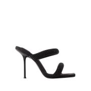 Alexander Wang Svart Tubular Sandal - Syntetisk Black, Dam