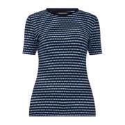 Emporio Armani T-shirt med mönster Blue, Dam