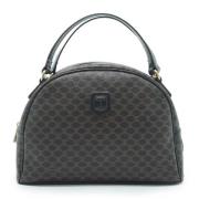 Celine Vintage Pre-owned Canvas handvskor Black, Dam