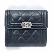 Chanel Vintage Pre-owned Laeder plnbcker Black, Dam