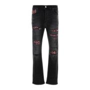 Amiri Stretch Svart Denim Jeans Black, Herr