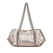 Chanel Vintage Pre-owned Laeder chanel-vskor Gray, Dam