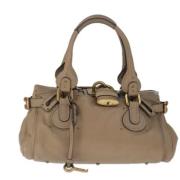 Chloé Pre-owned Pre-owned Laeder handvskor Beige, Dam