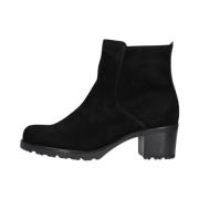 Gabor Svarta Mocka Ankelboots Comfort Collection Black, Dam