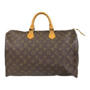 Louis Vuitton Vintage Pre-owned Tyg louis-vuitton-vskor Brown, Dam