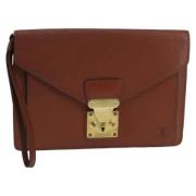 Louis Vuitton Vintage Pre-owned Laeder handvskor Brown, Dam