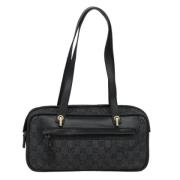 Gucci Vintage Pre-owned Canvas axelremsvskor Black, Dam