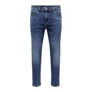 Only & Sons Casual Herrbyxor Blue, Herr