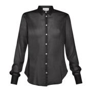 Forte Forte Svart Skjorta MY Shirt Stil 9906 Black, Dam