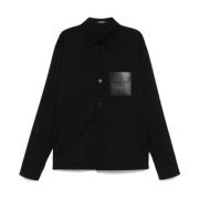 Balmain Svart Knappskjorta Långa ärmar Black, Herr