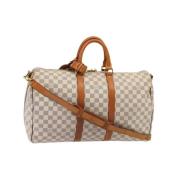 Louis Vuitton Vintage Pre-owned Canvas louis-vuitton-vskor Beige, Dam