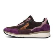 Gabor Brun Låg Topp Stiliga Sneakers Multicolor, Dam