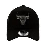 New Era Svart Team Logo Cap Trucker Stil Black, Herr