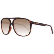 Guess Brun Aviator Solglasgon fr Mn Brown, Herr