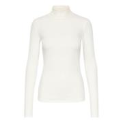 Gestuz Turtlenecktröja, Håll dig varm och elegant White, Dam