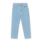 Carhartt Wip Blå Denim Jeans med Klassisk Stil Blue, Herr