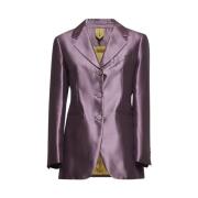 Max Mara Elegant Kapp Kollektion Purple, Dam