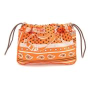 Hermès Vintage Pre-owned Silke kuvertvskor Orange, Dam