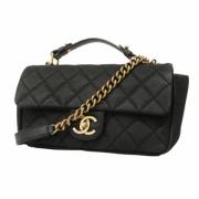 Chanel Vintage Pre-owned Laeder chanel-vskor Black, Dam