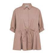 Co'Couture Cottoncc Crisp Wing Blouse Old Rose Brown, Dam