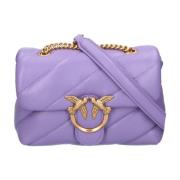 Pinko Multifärgad Mini Love Bag Puff Purple, Dam