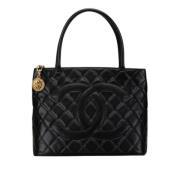 Chanel Vintage Pre-owned Laeder chanel-vskor Black, Dam