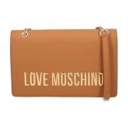 Love Moschino Brun Handväska - Snygg Design Brown, Dam