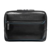 Piquadro Herr Crossbody Väska med iPad®mini Ficka Black, Dam