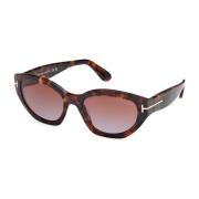 Tom Ford Stiliga solglasögon Ft1086 Penny Brown, Dam