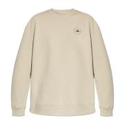 Adidas by Stella McCartney Tröja med tryckt logotyp Beige, Dam