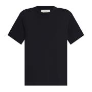 Ami Paris T-shirt med upphöjt logotyp Black, Dam