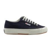 Superga Blå Mocka Sneakers med Logodetalj Blue, Dam