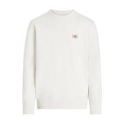 Calvin Klein Jeans Vit Sweater Kollektion White, Herr