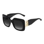 Jimmy Choo Stiliga solglasögon svart ram Black, Dam