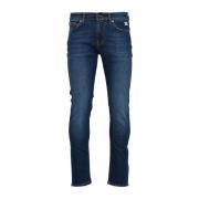 Roy Roger's Blå Denim Slim Fit Jeans Blue, Herr