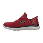 Skechers Summits Key Pace Sneakers Red, Herr