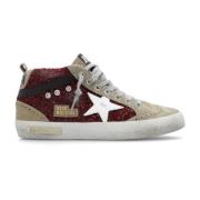 Golden Goose Mid Star Sneakers Red, Dam