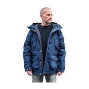 Manifattura Ceccarelli Marin Vaxad Fisherman Parka 7026 Blue, Herr