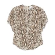 Isabel Marant Beige Karlita Top Beige, Dam