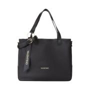 Valentino by Mario Valentino Peonies Shopping Tote Bag Black, Dam