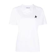 Golden Goose Star Logo T-shirt White, Dam