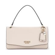 Guess Eco Evaine Top Handle Handväska Beige, Dam