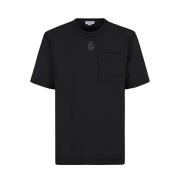 Alexander McQueen Svart T-shirt för män Snygg Black, Herr