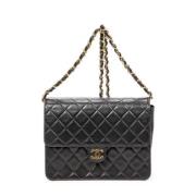 Chanel Vintage Pre-owned Laeder chanel-vskor Black, Dam