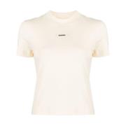 Jacquemus Beige T-shirt och Polo Set Beige, Dam