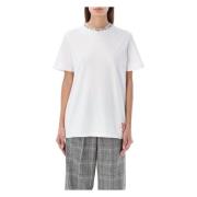 Golden Goose Rhinestones Crewneck T-shirt Vit White, Dam